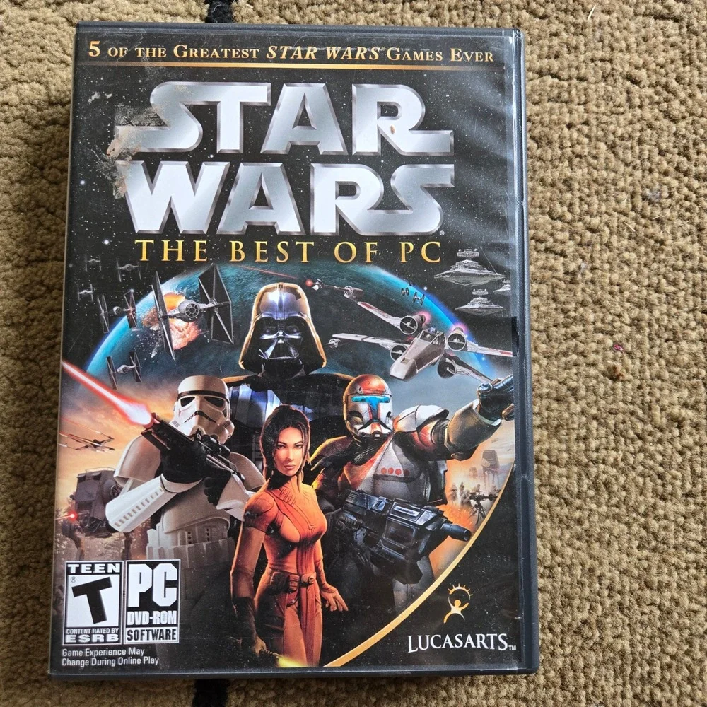 Star Wars The Best ofPC Collection LucasArts Battlefront KOTOR Empire at War DVD